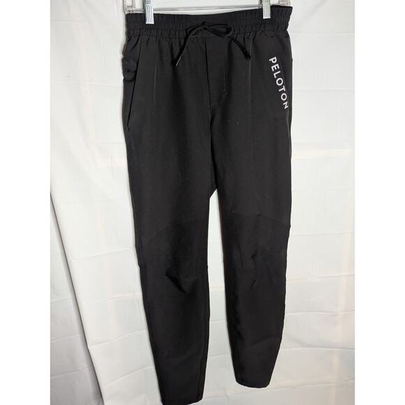 Lululemon Peloton Men's Black Jogger Snap Ankle Pants Stretch Mens Sz S - Picture 1 of 6